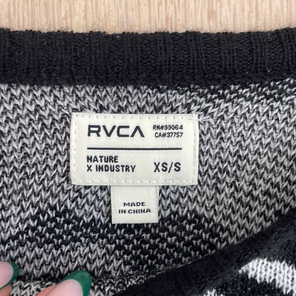 RVCA Nature V Industry Scoop Neck Sweater - Picture 4 of 7